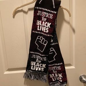 Black lives winter scarf